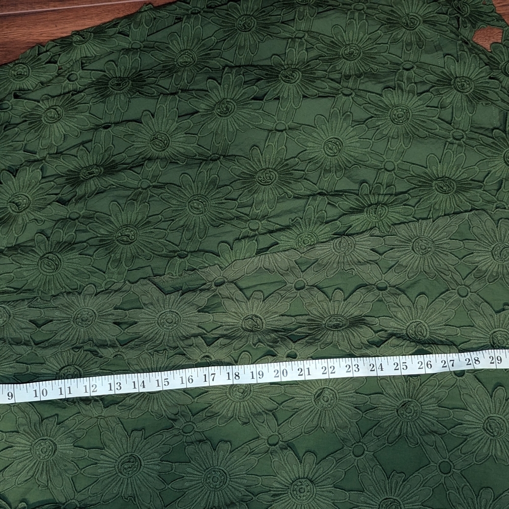 Farm Rio Green Richlieu Midi Skirt - Picture 5 of 16